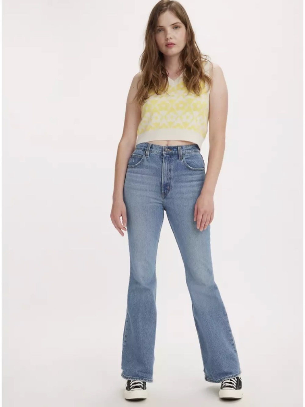 Levi's 70's Classic High Rise Flare Denim Jeans Size 26